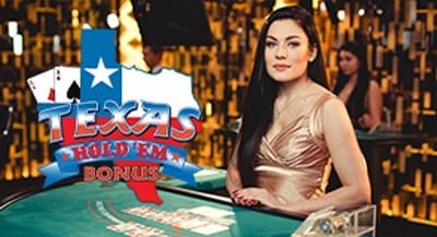 Live Texas Hold'em Bonus Poker JP