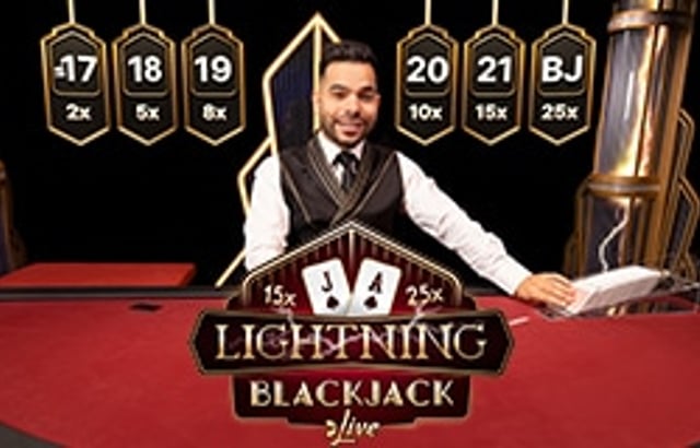 Live Lightning Blackjack